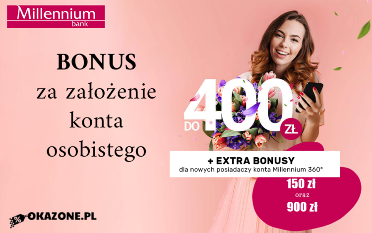 promocja Millennium 360 bonus 400 zł